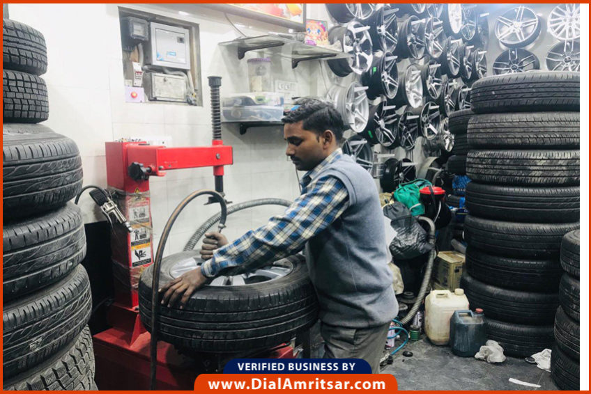 Sham Tyre House Dial Amritsar Local Shops, Hotels, Restaurant