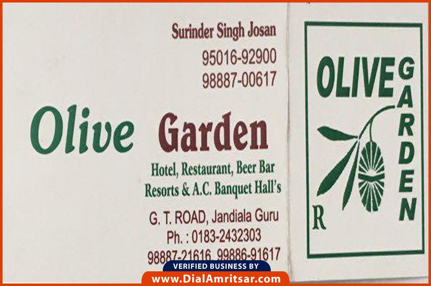 Olive Garden Dial Amritsar Local Shops Hotels Restaurant